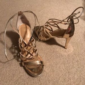 Express strappy heels